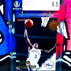Allen Iverson 1996 Hoops No.295 BGS 9 NBA Philadel
